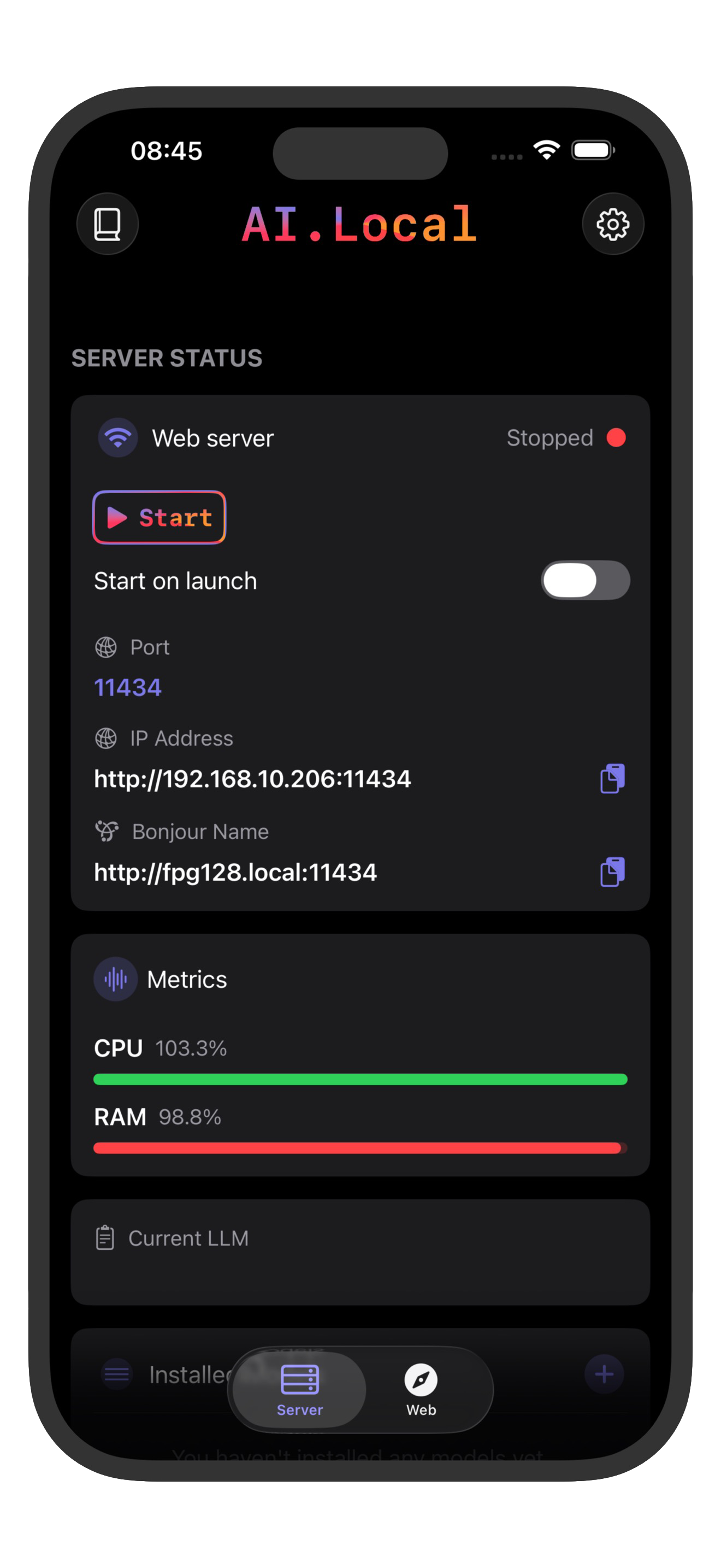 ai.local screenshot 1